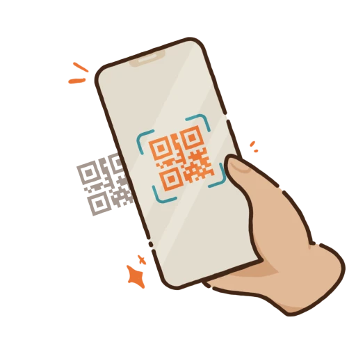 phone with qr