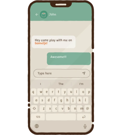 phone with keys
